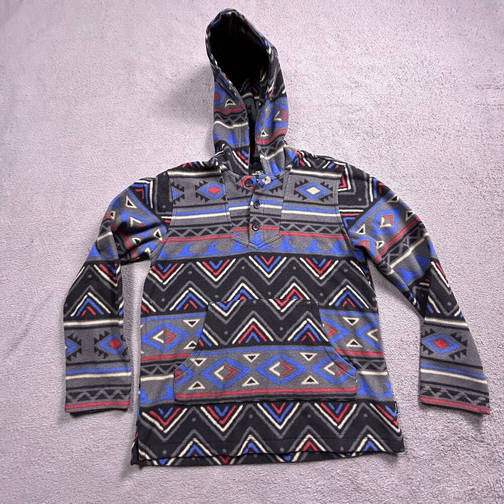 O'Neill Fleece Pullover Youth M Aztec Geometric Wave Surf